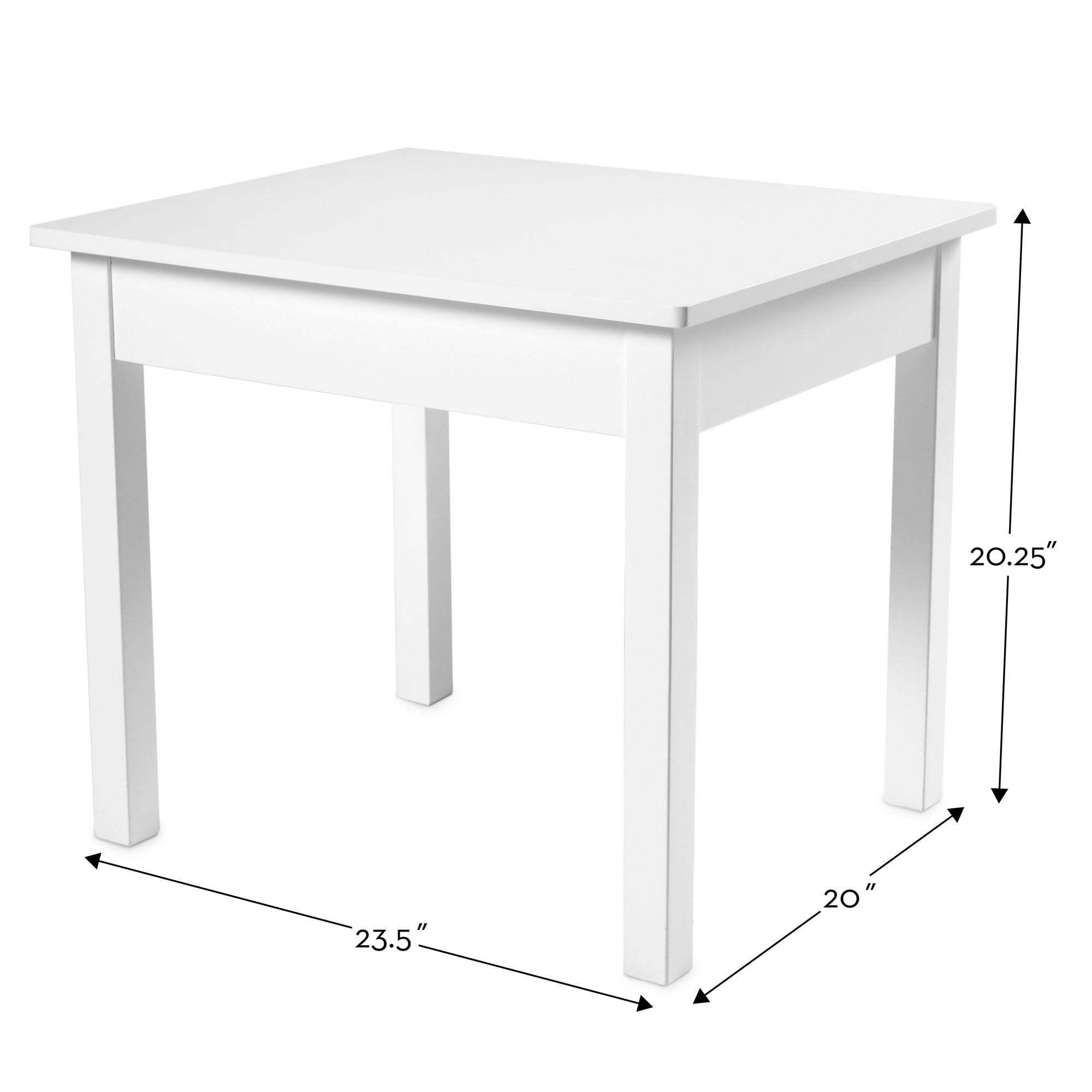 Melissa & Doug Wooden Table & Chairs - White
