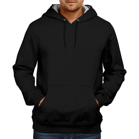 plain black hoodie amazon