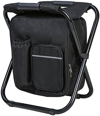 Foldable camping chair,Portable Camping Stool,Backpack Foldable Chair with ice Bag Excellent for Hiking/Fishing/Camping/Picnicking