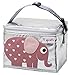 3 Sprouts Lunch Bag, Elephant, Pink
