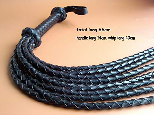 BDSM Whip Flogger 7 Tail Leather Adult Sex Toys for Couples Play Riding Crop Bull Sexy Spanking Paddle - Thumbnail 2