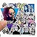 Tim Burton's The Nightmare Before Christmas Movies Theme Stickers Laptop Stickers Waterproof Skateboard Snowboard Car Bicycle Luggage Decal 50pcs Pack