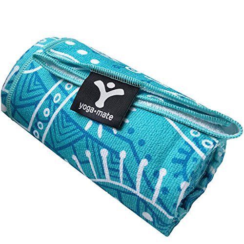 image for Yoga Mate Perfect Yoga Towel - Super Soft, Sweat Absorbent, Non-Slip B