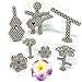 222 5mm Magnetic Balls Sculpture Toy - 216 + 6 Spare Pieces 5mm Large Size - Includes Carrying Bag and Plastic Card Separator - DIY Magnets Science Kit - 5mm Magnet Set of 222