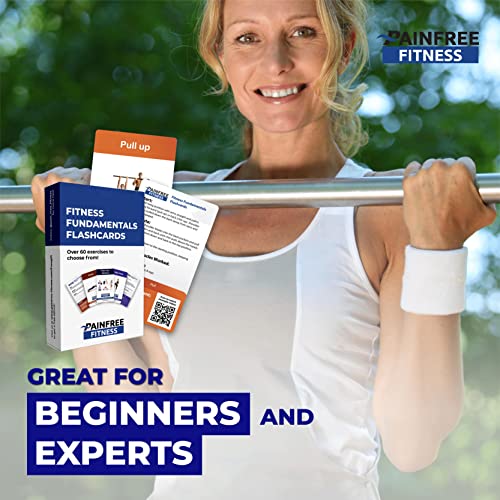 (65+ Cards) Fitness Fundamentals Flashcards PainFree Fitness, 3x5 in