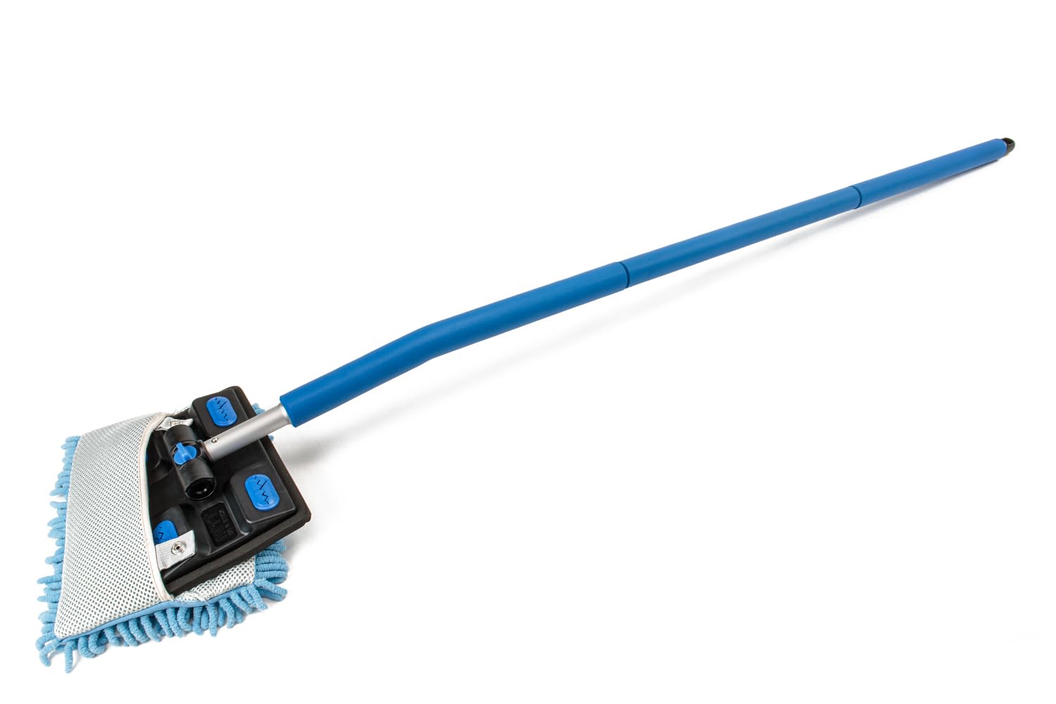 Photo 1 of Mitt on a Stick PRO+ | Extendable Car Wash Brush, Mop, Mitt, Sponge | Blue w/ Noodle & Mesh Cover