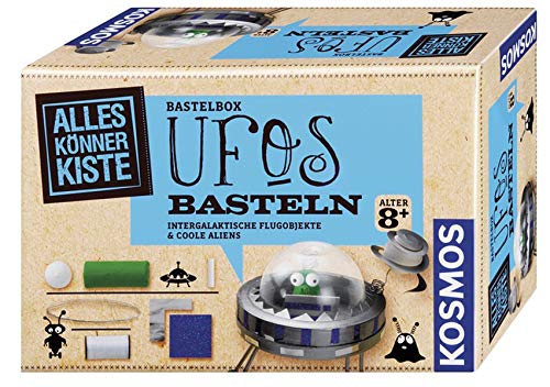 Kosmos 604127 - AllesKönnerKiste UFOs basteln. DIY-Bastelset für Mädchen und Jungen ab 8 Jahren Set für den…