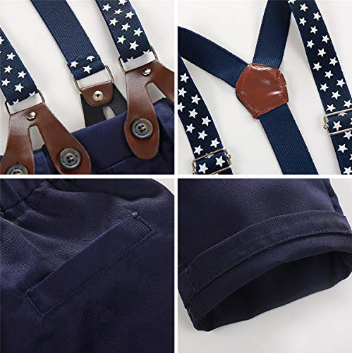 image for SANGTREE BABY Baby Boys Clothes, Long Sleeves Dress Shirt Dress Shirt 