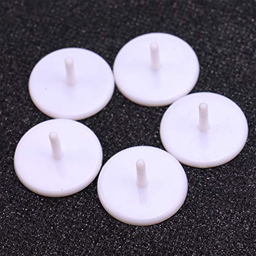 Monrocco 100 Pcs White Plastic Golf Ball Position Marker Outdoor Ball Markers