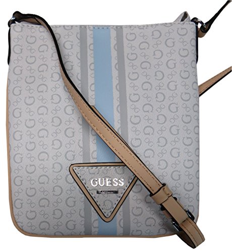 Purse Handbag Beaumont Mini Crossbody White Multi Guess Women's