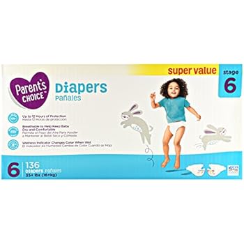 parents choice diaper sizes