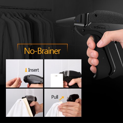 VIVREAL OFFICE Clothes Tagging Gun Tag Gun With 1500 2" Standard