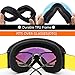 HONGDAK Ski Goggles Snowboard Snowmobile Men Women Anti Fog Polarized OTG Over Glasses Snow Sports Sunglass Snowboarding Jet Skiing Youth Kids
