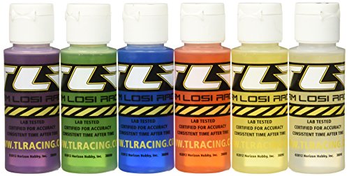 TEAM LOSI RACING SIL Shock Oil 6 Pack 20-45WT 195-610CST 2OZ TLR74020 Electric Car/Truck Option Parts