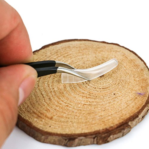 HUELE 2 Pcs Anti-Static Curved Fine Point Fondant Tweezers for Sugar Pearls Candy Beads