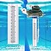 Philonext Pool Thermometer,Spas Thermometer,Swimming Pool Thermometer with String, Shatter Resistant, Floating Thermometer for Swimming Pool, Bath Water, Spas,Hot Tubs (Green Turtle)