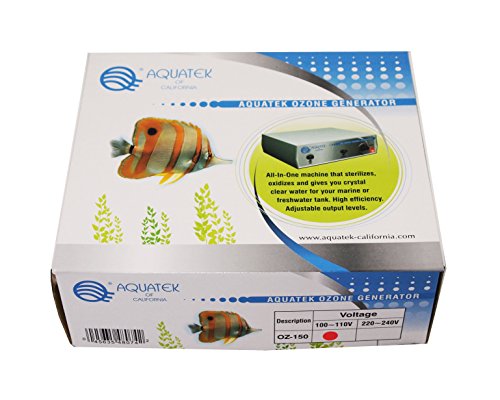 AQUATEK Ozone Generator for Marine or Freshwater Aquariums
