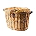 Boardwalk Bike Co.. - Wicker Bike Basket for Cruisers, Good for Dogs, Picnics, Schwinn, Women Bicycle Front Accessory