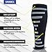 POWERLIX Calf Compression Sleeve (Pair) – Supreme Calf Cramp & Shin Splint Sleeves for Men & Women – Leg Compression Socks 20-30 mmHg – Great for Pain Relief, Running, Work, Travel, Sports & More