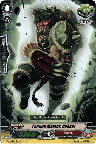 Cardfight!! Vanguard TCG - Tenpou Master, Hakkai (G-LD02/014EN) - G Legend Deck 2: The Overlord blaze 