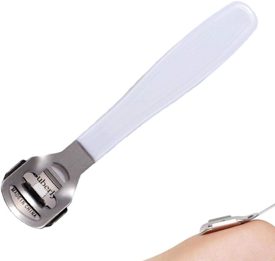 Foot Files for Hard Skin with Blade,Stainless Steel Foot Scraper Hard