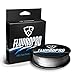 FISHINGSIR FluoroPro 100% Pure Fluorocarbon Coated Fishing Line - 329Yds Low Stretch High Strength Clear Fluorocarbon Fishing Line 2-50LB