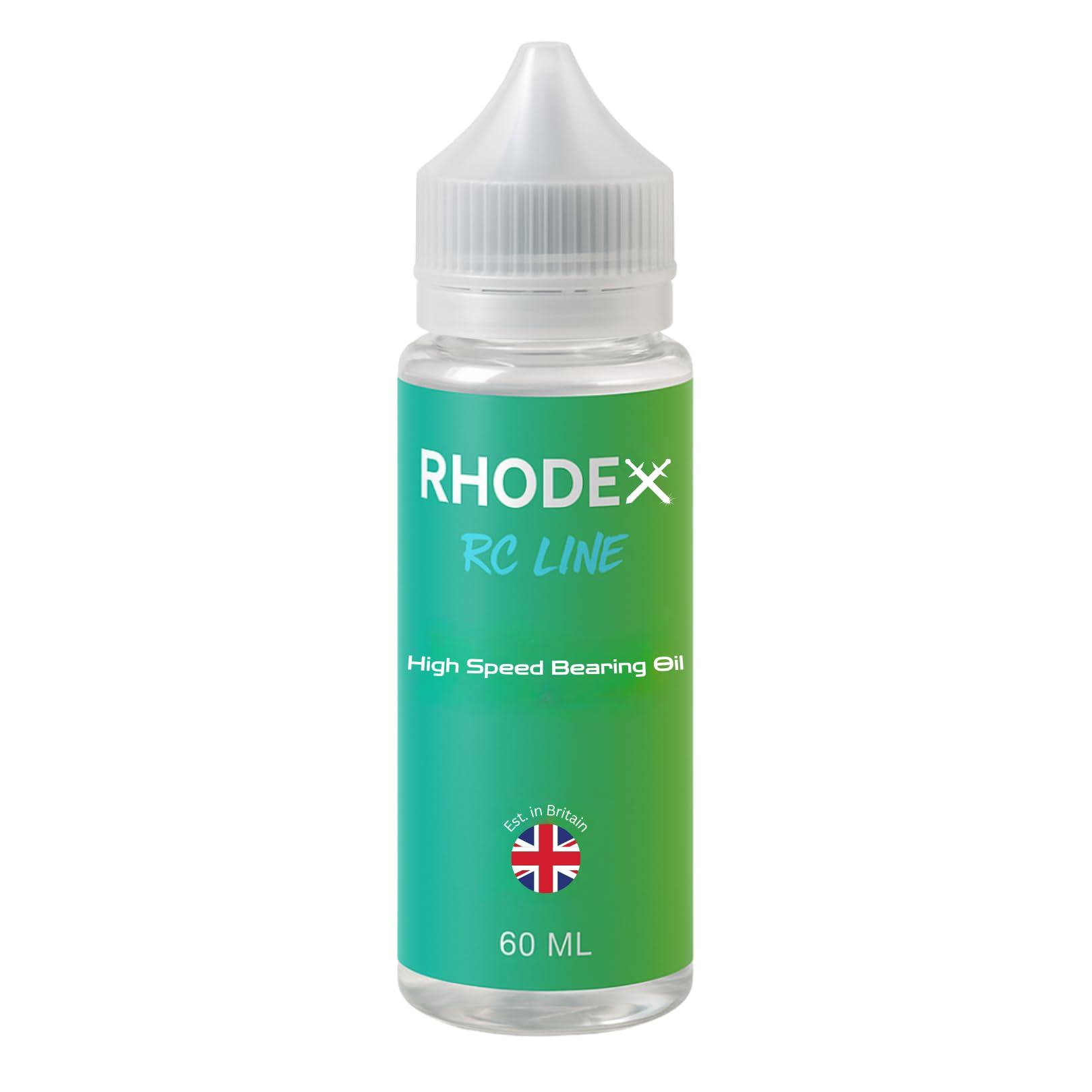 Rhodex RC Line 60ml High Speed Bearing Oil – Synthetic, Low Viscosity, Extra Low Friction Lubricant