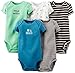 Carter's Baby Boys' 5 Pack Monster Bodysuits (Baby)