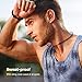 Letscom Wireless Bluetooth Headphones, Magnetic Bluetooth Earbuds, HD Bass Stereo, IPX 5, Built-in Mic in Ear Earphones, with 12 Hours Playtime for Running, Sports, Workout, Gym