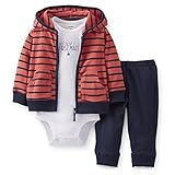 Carter's Baby Boys' 3 Piece Cardigan Set (Baby) - Red