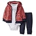 Carter's Baby Boys' 3 Piece Cardigan Set (Baby) - Red