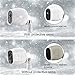 Silicone Skins Cover Protective Skin for Arlo Pro, Arlo Pro 2 Smart Security Wire-Free Cameras 4 Pack (White)