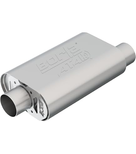 Borla 40942 XR-1 Sportsman Racing Oval Muffler - T-304 Stainless Steel, High Performance Sound