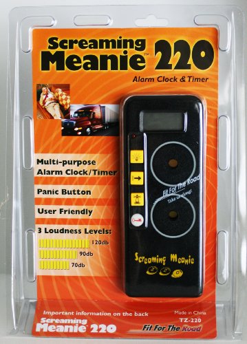 PowerHunt Screaming Meanie 220 Alarm Clock & Timer-Assorted Colors