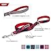 Buju Citizen K9 Dog Leash – 5ft Strong Training Pet Leashes - Red Buffalo Plaid - Padded Handle for Large Medium & Small Dogs – Reflective Leash with Matching Collar Available - Pet Accessories