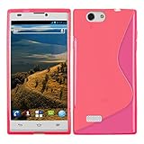 kwmobile TPU SILICONE CASE for ZTE Blade L2 Design S Line dark pink transparent - Stylish designer case made of premium soft TPU