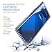 Galaxy Note 8 Case,Clear Slim Hybrid Cute Armor Hard Back Defender Flexible Tpu Bumper Non Slip Non Bulky Full Body Shockproof Protective Case Cover for Samsung Galaxy Note 8, Crystal