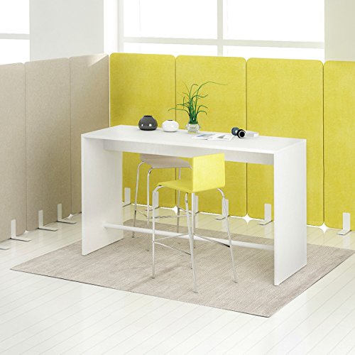 Stehtisch Light 160 x 70 cm groß im edlen Weiß Bartisch Tresentisch Theke – Bild 3