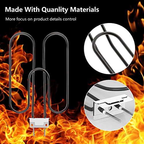 Unidanho Heating Element Replacement for Weber Q1400 526001 52020001 522801 522001 Electric Grill Smoker Parts BBQ 110V 1500W #65620#80342