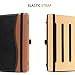 MoKo Universal Case for 9-10 Inch Tablet- Slim Folding Stand Folio Cover PU Leather Protective Case for 9-10 Inch Touchscreen Tablet with Document Card Slots and Stylus Pen Loop, Black & Brown