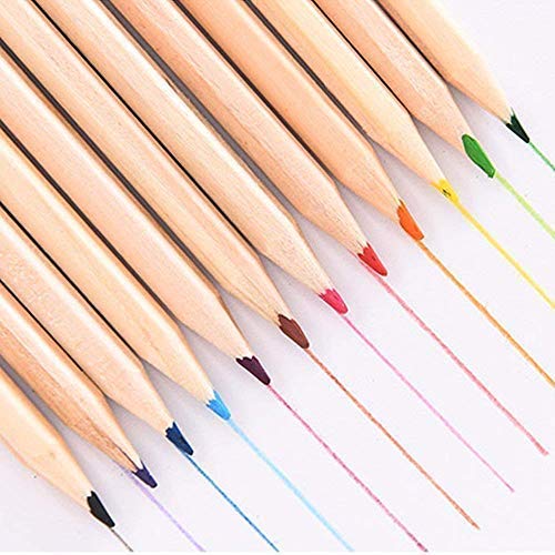 Inaaya Wooden Colour Pencils, Wooden Geometry Box for Kids, Return Gift Pack Wooden Pencils for Kids Girls and Boys, Set of 2, Brown, 15 Gram, Pack of 1 Inaaya Wooden Colour Pencils, Wooden Geometry Box for Kids, Return Gift Pack Wooden Pencils for Kids Girls and Boys, Set of 2, Brown, 15 Gram, Pack of 1