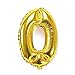 Ruimeier 40 Inch Gold Number Balloons ( Number 30 ) Huge Mylar Foil Balloon for 30th Birthday Anniversary Party Decoration BA030