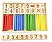 Montessori Toys For Toddlers, Preschool Teaching Tool Math Number Counting Sticks