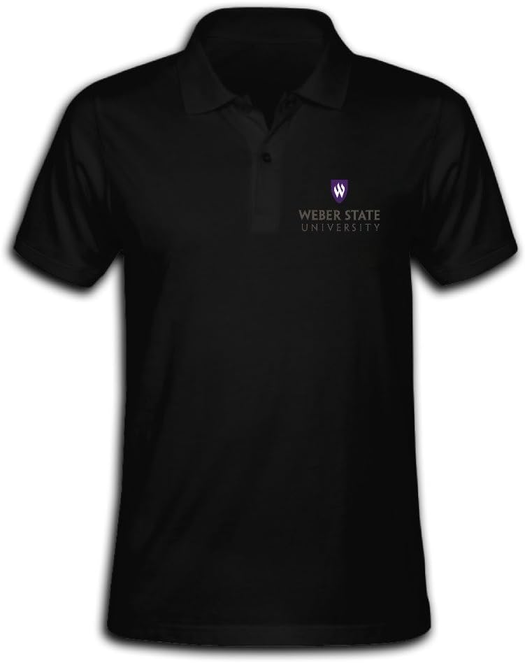 Weber State University Geek Polo T-Shirt for Men[ -