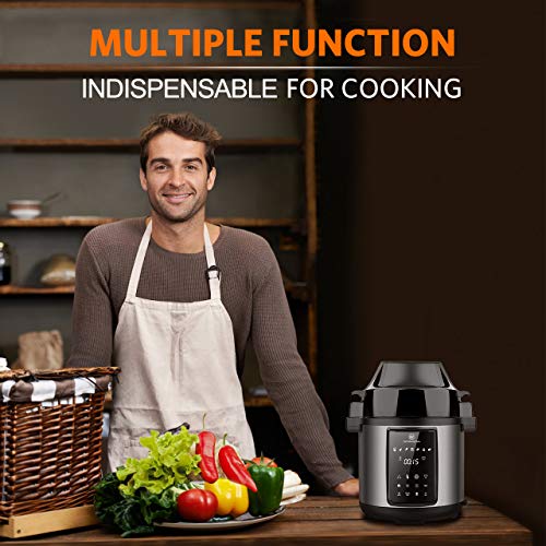 1829 CARL SCHMIDT SOHN 6Qt Pressure Cooker & Air Fryer Combo Allin