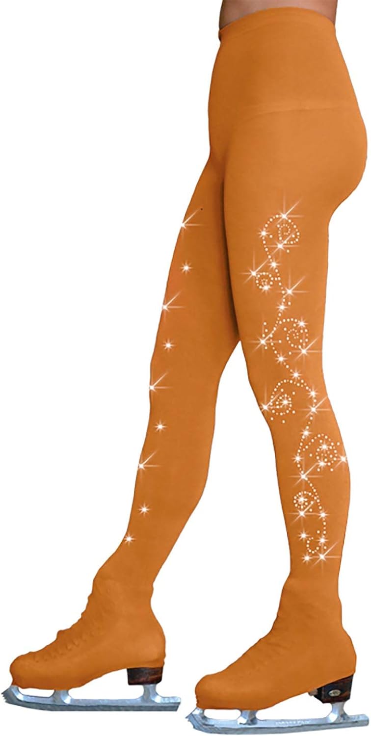 Chloe Noel Figure Skating Over The Boot Tights TB8832: Clothing