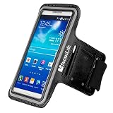 Black Running Sport Outdoors Armband Case for HTC ONE M7 / Samsung Galaxy S4 I9500 / Samsung Galaxy S3 I9300