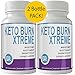 Keto Burn Xtreme Weight Loss Pills 2 Bottle Pack for 60 Days, Extreme Natural Ketogenic Burn Fat Supplement, 800 mg Formula with New GO BHB Salts Formula, Advanced Appetite Suppressant Capsules