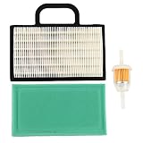 Harbot GY20575 MIU11286 Air Filter with Pre Cleaner Fuel Filter for John Deere LA120 LA130 LA140 LA150 L120 L118 LA135 LA145 D130 D140 GY21056 Lawn Tractor