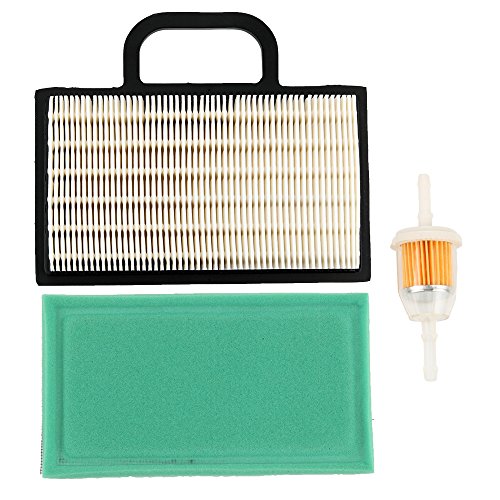 Harbot GY20575 MIU11286 Air Filter with Pre Cleaner Fuel Filter for John Deere LA120 LA130 LA140 LA150 L120 L118 LA135 LA145 D130 D140 GY21056 Lawn Tractor